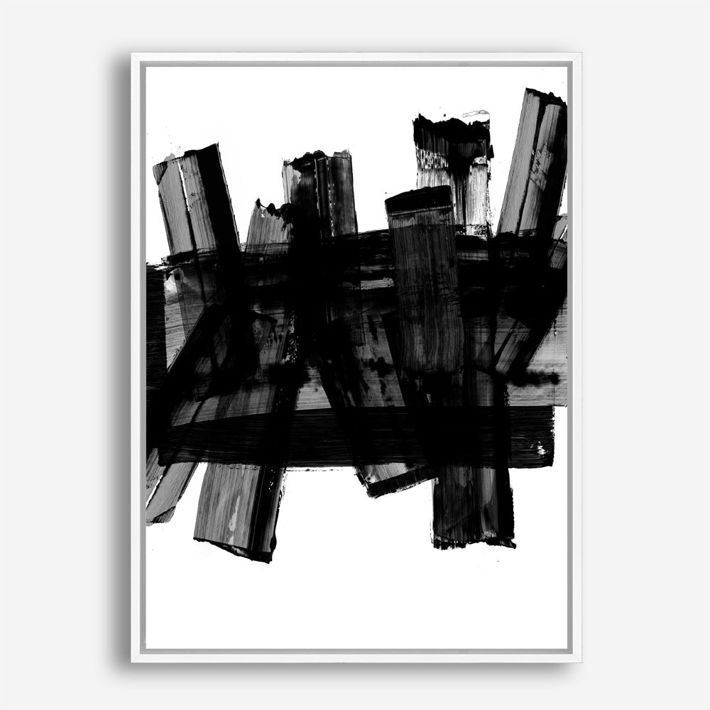 Shop The Neighbourhood Canvas Print a painted abstract themed framed canvas wall art print from The Print Emporium artwork collection - Buy Australian made fine art painting style stretched canvas prints for the home and your interior decor space, TPE-PC-PI109-CA-35X46-NF