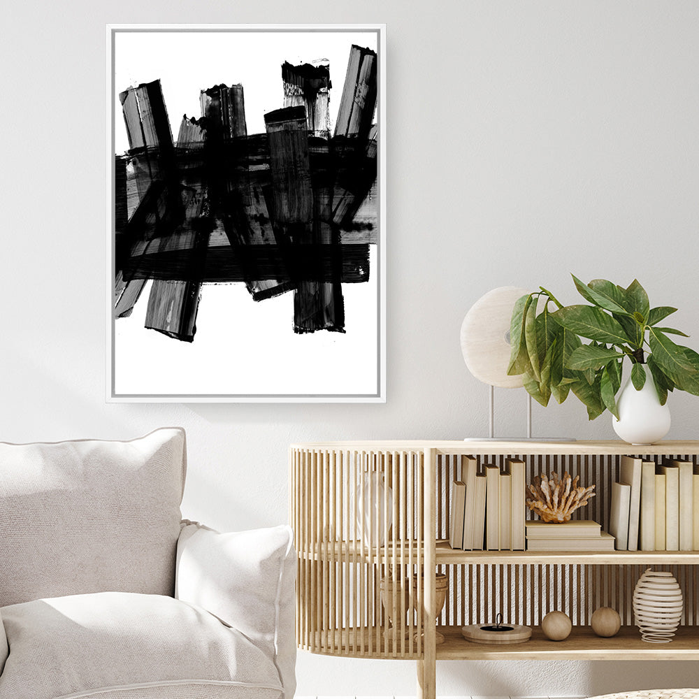 Shop The Neighbourhood Canvas Print a painted abstract themed framed canvas wall art print from The Print Emporium artwork collection - Buy Australian made fine art painting style stretched canvas prints for the home and your interior decor space, TPE-PC-PI109-CA-35X46-NF