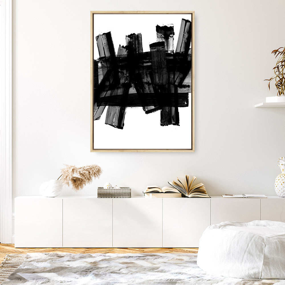 Shop The Neighbourhood Canvas Print a painted abstract themed framed canvas wall art print from The Print Emporium artwork collection - Buy Australian made fine art painting style stretched canvas prints for the home and your interior decor space, TPE-PC-PI109-CA-35X46-NF