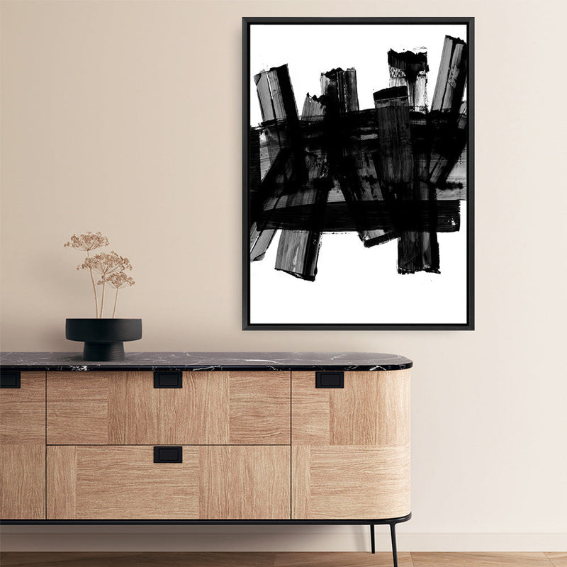 Shop The Neighbourhood Canvas Print a painted abstract themed framed canvas wall art print from The Print Emporium artwork collection - Buy Australian made fine art painting style stretched canvas prints for the home and your interior decor space, TPE-PC-PI109-CA-35X46-NF
