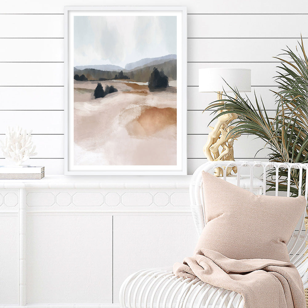 Shop The Ranch Art Print a painted abstract themed wall art print from The Print Emporium wall artwork collection - Buy Australian made fine art painting style poster and framed prints for the home and your interior decor room, TPE-DH-365-AP