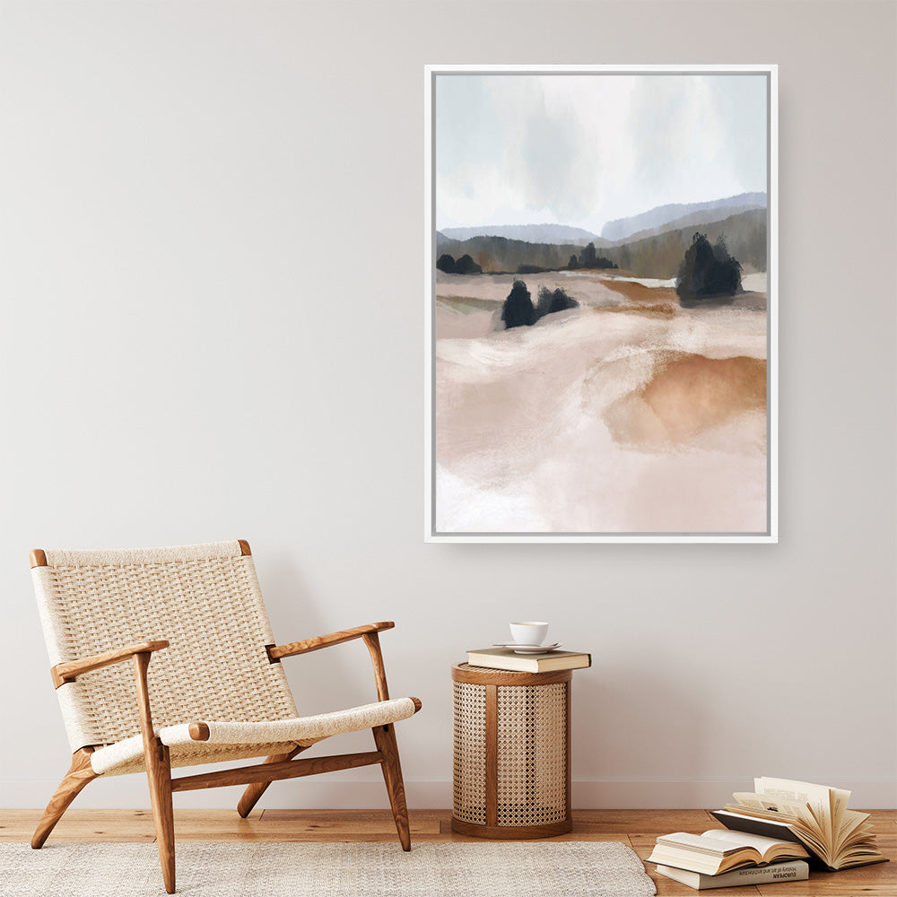 Shop The Ranch Canvas Print a painted abstract themed framed canvas wall art print from The Print Emporium artwork collection - Buy Australian made fine art painting style stretched canvas prints for the home and your interior decor space, TPE-DH-365-CA-35X46-NF