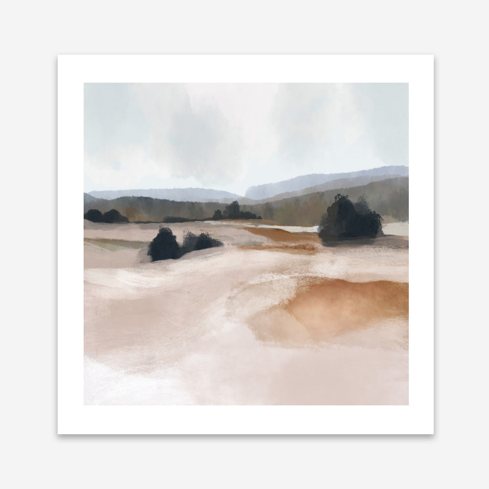 Shop The Ranch (Square) Art Print a painted abstract themed wall art print from The Print Emporium wall artwork collection - Buy Australian made fine art painting style poster and framed prints for the home and your interior decor room, TPE-DH-178-AP