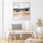 Shop The Ranch (Square) Art Print a painted abstract themed wall art print from The Print Emporium wall artwork collection - Buy Australian made fine art painting style poster and framed prints for the home and your interior decor room, TPE-DH-178-AP