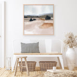 Shop The Ranch (Square) Art Print a painted abstract themed wall art print from The Print Emporium wall artwork collection - Buy Australian made fine art painting style poster and framed prints for the home and your interior decor room, TPE-DH-178-AP