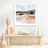 Shop The Ranch (Square) Art Print a painted abstract themed wall art print from The Print Emporium wall artwork collection - Buy Australian made fine art painting style poster and framed prints for the home and your interior decor room, TPE-DH-178-AP