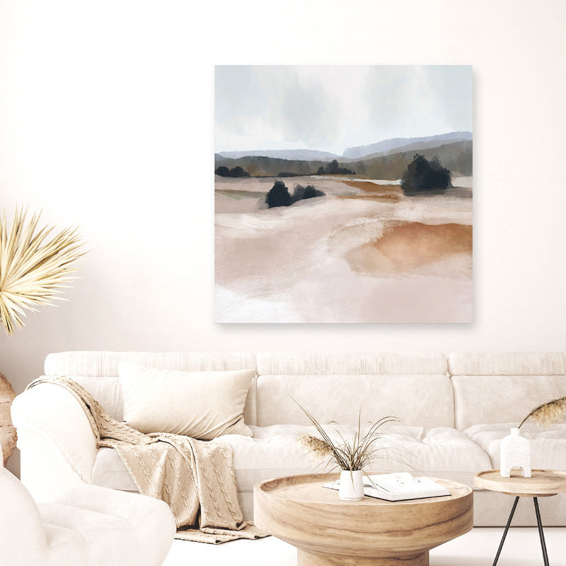 Shop The Ranch (Square) Canvas Print a painted abstract themed framed canvas wall art print from The Print Emporium artwork collection - Buy Australian made fine art painting style stretched canvas prints for the home and your interior decor space, TPE-DH-178-CA-40X40-NF