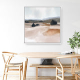 Shop The Ranch (Square) Canvas Print a painted abstract themed framed canvas wall art print from The Print Emporium artwork collection - Buy Australian made fine art painting style stretched canvas prints for the home and your interior decor space, TPE-DH-178-CA-40X40-NF