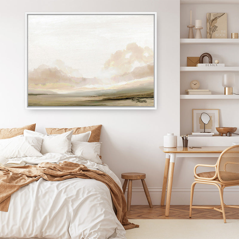 Shop The South Canvas Print a painted abstract themed framed canvas wall art print from The Print Emporium artwork collection - Buy Australian made fine art painting style stretched canvas prints for the home and your interior decor space, TPE-DH-143-CA-35X46-NF