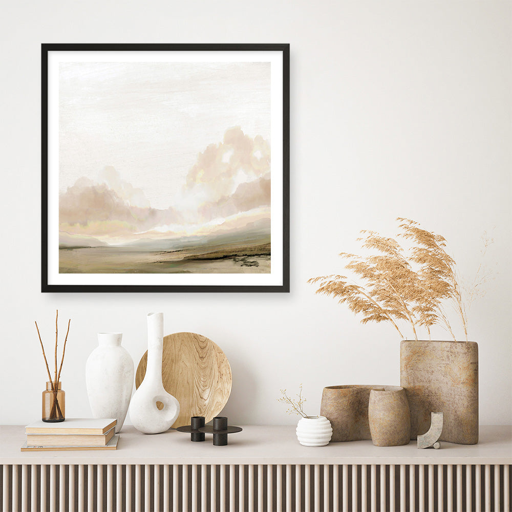 Shop The South (Square) Art Print a painted abstract themed wall art print from The Print Emporium wall artwork collection - Buy Australian made fine art painting style poster and framed prints for the home and your interior decor room, TPE-DH-227-AP