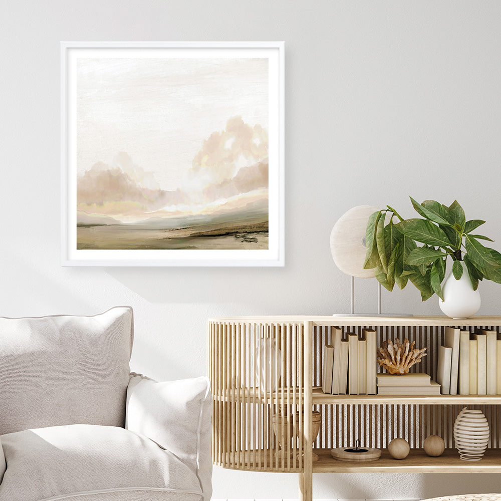 Shop The South (Square) Art Print a painted abstract themed wall art print from The Print Emporium wall artwork collection - Buy Australian made fine art painting style poster and framed prints for the home and your interior decor room, TPE-DH-227-AP