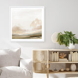 Shop The South (Square) Art Print a painted abstract themed wall art print from The Print Emporium wall artwork collection - Buy Australian made fine art painting style poster and framed prints for the home and your interior decor room, TPE-DH-227-AP