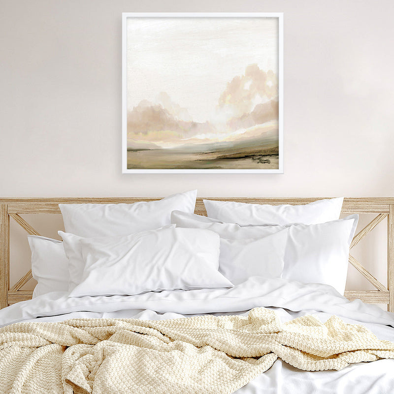 Shop The South (Square) Art Print a painted abstract themed wall art print from The Print Emporium wall artwork collection - Buy Australian made fine art painting style poster and framed prints for the home and your interior decor room, TPE-DH-227-AP