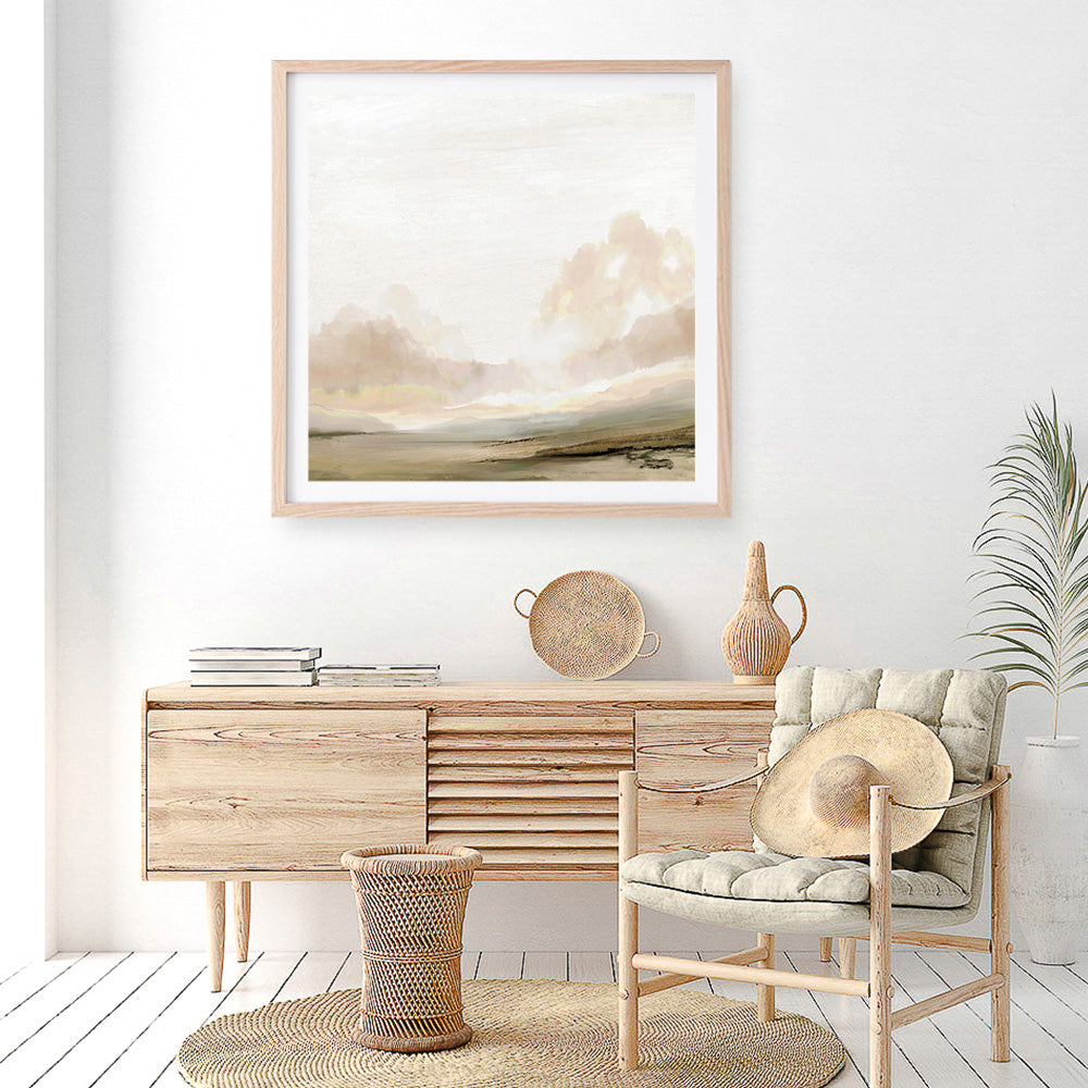 Shop The South (Square) Art Print a painted abstract themed wall art print from The Print Emporium wall artwork collection - Buy Australian made fine art painting style poster and framed prints for the home and your interior decor room, TPE-DH-227-AP