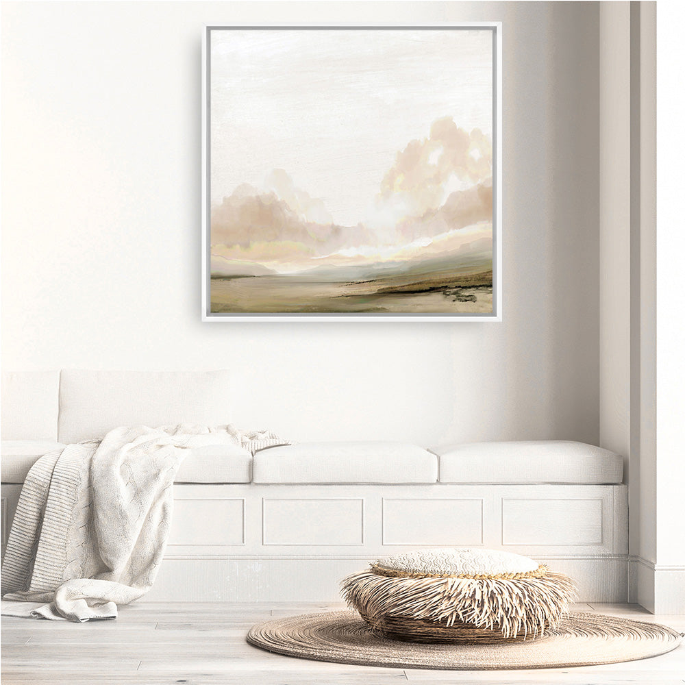 Shop The South (Square) Canvas Print a painted abstract themed framed canvas wall art print from The Print Emporium artwork collection - Buy Australian made fine art painting style stretched canvas prints for the home and your interior decor space, TPE-DH-227-CA-40X40-NF