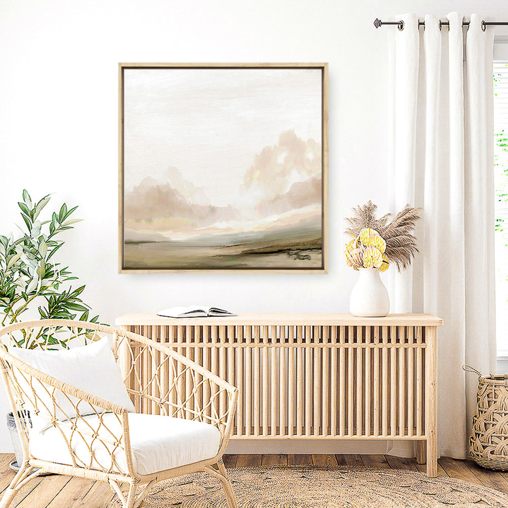 Shop The South (Square) Canvas Print a painted abstract themed framed canvas wall art print from The Print Emporium artwork collection - Buy Australian made fine art painting style stretched canvas prints for the home and your interior decor space, TPE-DH-227-CA-40X40-NF