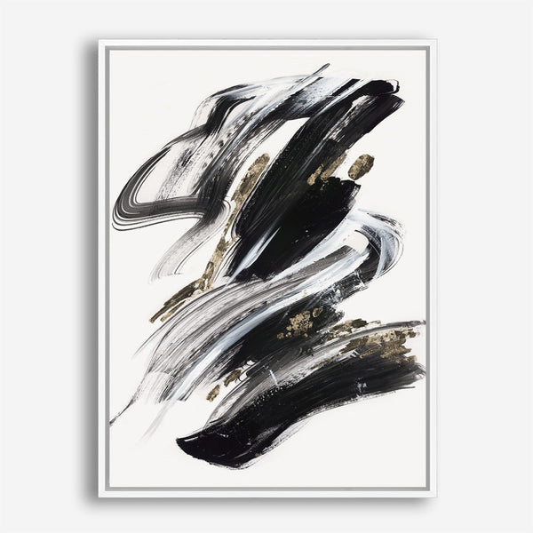 Shop The Stenographic Forn I Canvas Print a painted abstract themed framed canvas wall art print from The Print Emporium artwork collection - Buy Australian made fine art painting style stretched canvas prints for the home and your interior decor space, TPE-PC-LE208-CA-35X46-NF