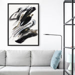Shop The Stenographic Forn I Canvas Print a painted abstract themed framed canvas wall art print from The Print Emporium artwork collection - Buy Australian made fine art painting style stretched canvas prints for the home and your interior decor space, TPE-PC-LE208-CA-35X46-NF
