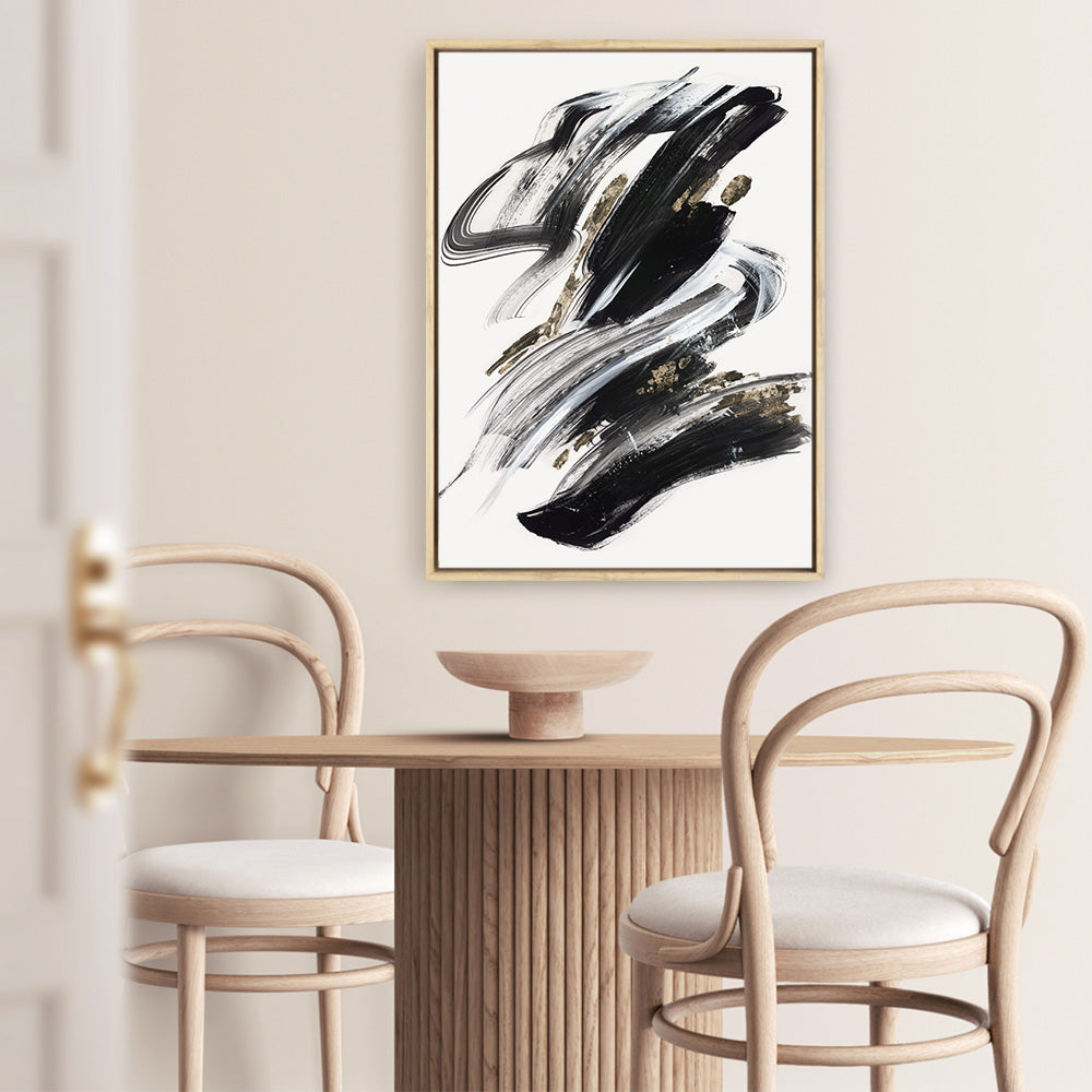 Shop The Stenographic Forn I Canvas Print a painted abstract themed framed canvas wall art print from The Print Emporium artwork collection - Buy Australian made fine art painting style stretched canvas prints for the home and your interior decor space, TPE-PC-LE208-CA-35X46-NF