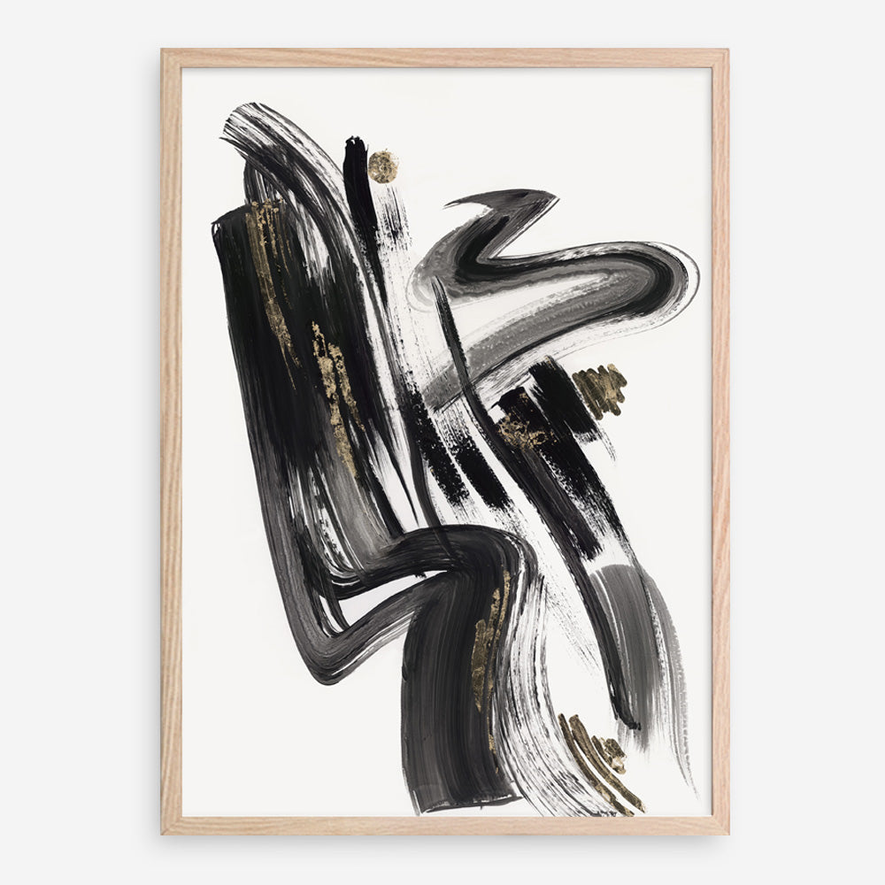 Shop The Stenographic Forn II Art Print a painted abstract themed wall art print from The Print Emporium wall artwork collection - Buy Australian made fine art painting style poster and framed prints for the home and your interior decor room, TPE-PC-LE209-AP