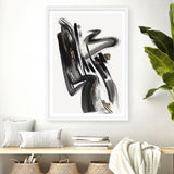 Shop The Stenographic Forn II Art Print a painted abstract themed wall art print from The Print Emporium wall artwork collection - Buy Australian made fine art painting style poster and framed prints for the home and your interior decor room, TPE-PC-LE209-AP