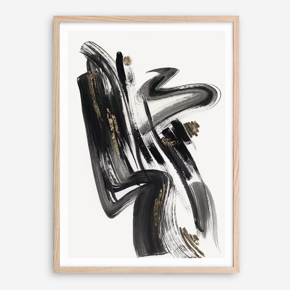Shop The Stenographic Forn II Art Print a painted abstract themed wall art print from The Print Emporium wall artwork collection - Buy Australian made fine art painting style poster and framed prints for the home and your interior decor room, TPE-PC-LE209-AP