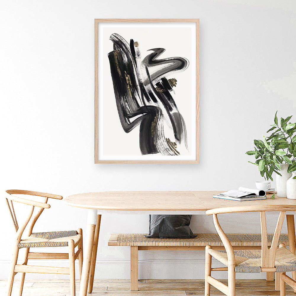 Shop The Stenographic Forn II Art Print a painted abstract themed wall art print from The Print Emporium wall artwork collection - Buy Australian made fine art painting style poster and framed prints for the home and your interior decor room, TPE-PC-LE209-AP