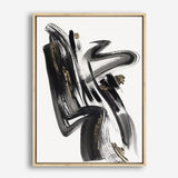 Shop The Stenographic Forn II Canvas Print a painted abstract themed framed canvas wall art print from The Print Emporium artwork collection - Buy Australian made fine art painting style stretched canvas prints for the home and your interior decor space, TPE-PC-LE209-CA-35X46-NF