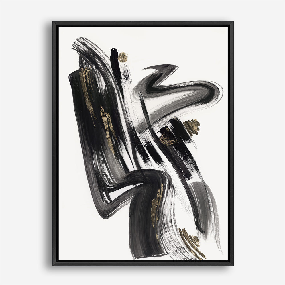 Shop The Stenographic Forn II Canvas Print a painted abstract themed framed canvas wall art print from The Print Emporium artwork collection - Buy Australian made fine art painting style stretched canvas prints for the home and your interior decor space, TPE-PC-LE209-CA-35X46-NF