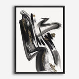 Shop The Stenographic Forn II Canvas Print a painted abstract themed framed canvas wall art print from The Print Emporium artwork collection - Buy Australian made fine art painting style stretched canvas prints for the home and your interior decor space, TPE-PC-LE209-CA-35X46-NF