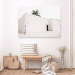Shop The White Casa Photo Canvas Print a coastal themed photography framed stretched canvas print from The Print Emporium wall artwork collection - Buy Australian made prints for the home and your interior decor space, TPE-1050-CA-35X46-NF