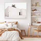 Shop The White Casa Photo Canvas Print a coastal themed photography framed stretched canvas print from The Print Emporium wall artwork collection - Buy Australian made prints for the home and your interior decor space, TPE-1050-CA-35X46-NF