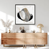 Shop Through Dimensions I (Square) Art Print a painted abstract themed wall art print from The Print Emporium wall artwork collection - Buy Australian made fine art painting style poster and framed prints for the home and your interior decor room, TPE-PC-PG991-AP