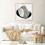 Shop Through Dimensions I (Square) Art Print a painted abstract themed wall art print from The Print Emporium wall artwork collection - Buy Australian made fine art painting style poster and framed prints for the home and your interior decor room, TPE-PC-PG991-AP