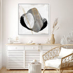 Shop Through Dimensions I (Square) Canvas Print a painted abstract themed framed canvas wall art print from The Print Emporium artwork collection - Buy Australian made fine art painting style stretched canvas prints for the home and your interior decor space, TPE-PC-PG991-CA-40X40-NF