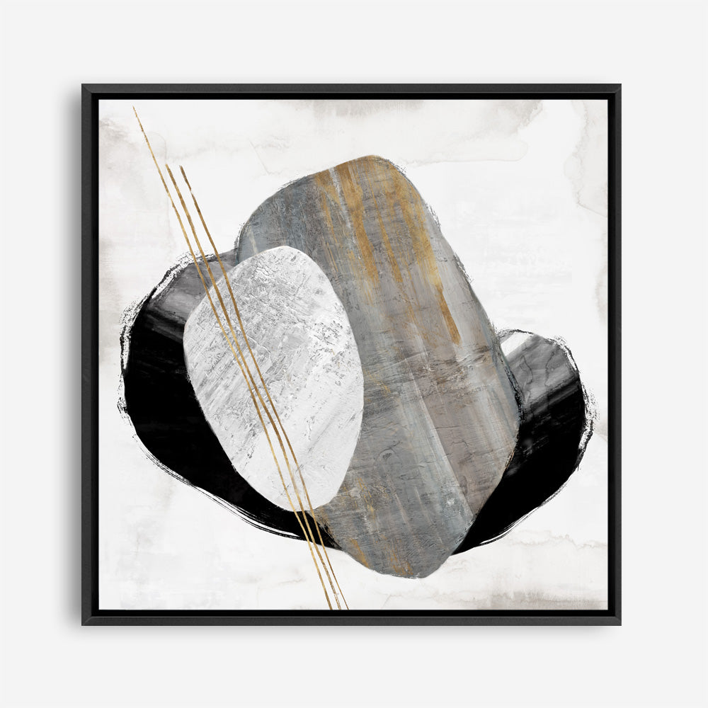 Shop Through Dimensions I (Square) Canvas Print a painted abstract themed framed canvas wall art print from The Print Emporium artwork collection - Buy Australian made fine art painting style stretched canvas prints for the home and your interior decor space, TPE-PC-PG991-CA-40X40-NF