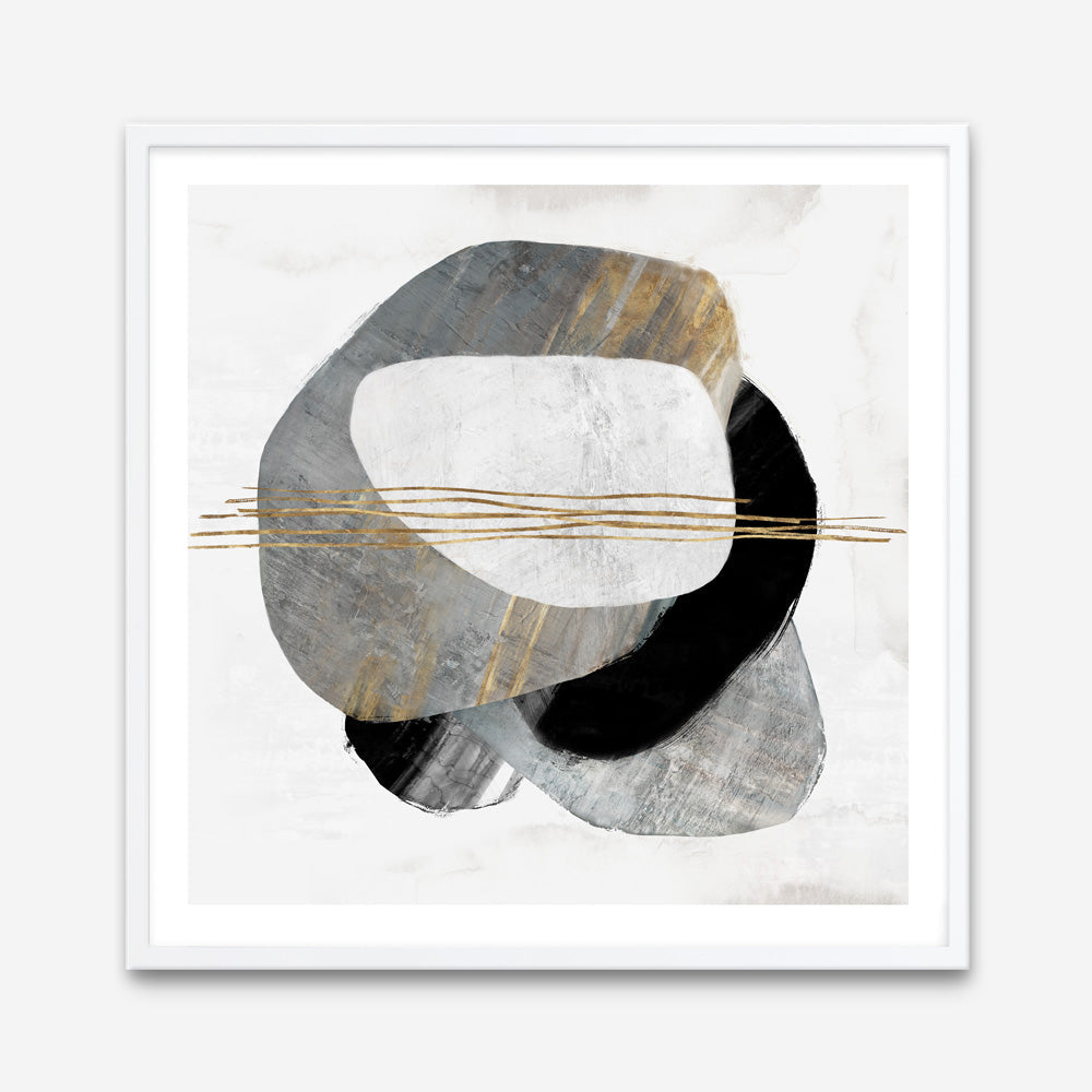 Shop Through Dimensions II (Square) Art Print a painted abstract themed wall art print from The Print Emporium wall artwork collection - Buy Australian made fine art painting style poster and framed prints for the home and your interior decor room, TPE-PC-PG992A-AP
