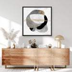 Shop Through Dimensions II (Square) Art Print a painted abstract themed wall art print from The Print Emporium wall artwork collection - Buy Australian made fine art painting style poster and framed prints for the home and your interior decor room, TPE-PC-PG992A-AP