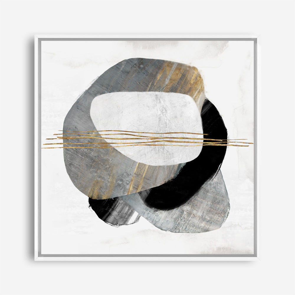Shop Through Dimensions II (Square) Canvas Print a painted abstract themed framed canvas wall art print from The Print Emporium artwork collection - Buy Australian made fine art painting style stretched canvas prints for the home and your interior decor space, TPE-PC-PG992-AA-CA-40X40-NF