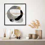 Shop Through Dimensions II (Square) Canvas Print a painted abstract themed framed canvas wall art print from The Print Emporium artwork collection - Buy Australian made fine art painting style stretched canvas prints for the home and your interior decor space, TPE-PC-PG992-AA-CA-40X40-NF