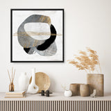 Shop Through Dimensions II (Square) Canvas Print a painted abstract themed framed canvas wall art print from The Print Emporium artwork collection - Buy Australian made fine art painting style stretched canvas prints for the home and your interior decor space, TPE-PC-PG992-AA-CA-40X40-NF