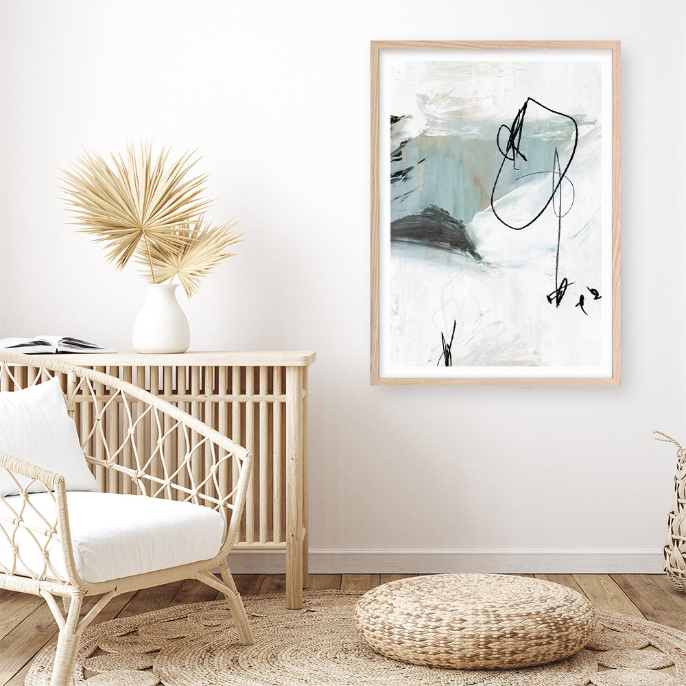 Shop Tied I Art Print a painted abstract themed wall art print from The Print Emporium wall artwork collection - Buy Australian made fine art painting style poster and framed prints for the home and your interior decor room, TPE-PC-PG689-AP