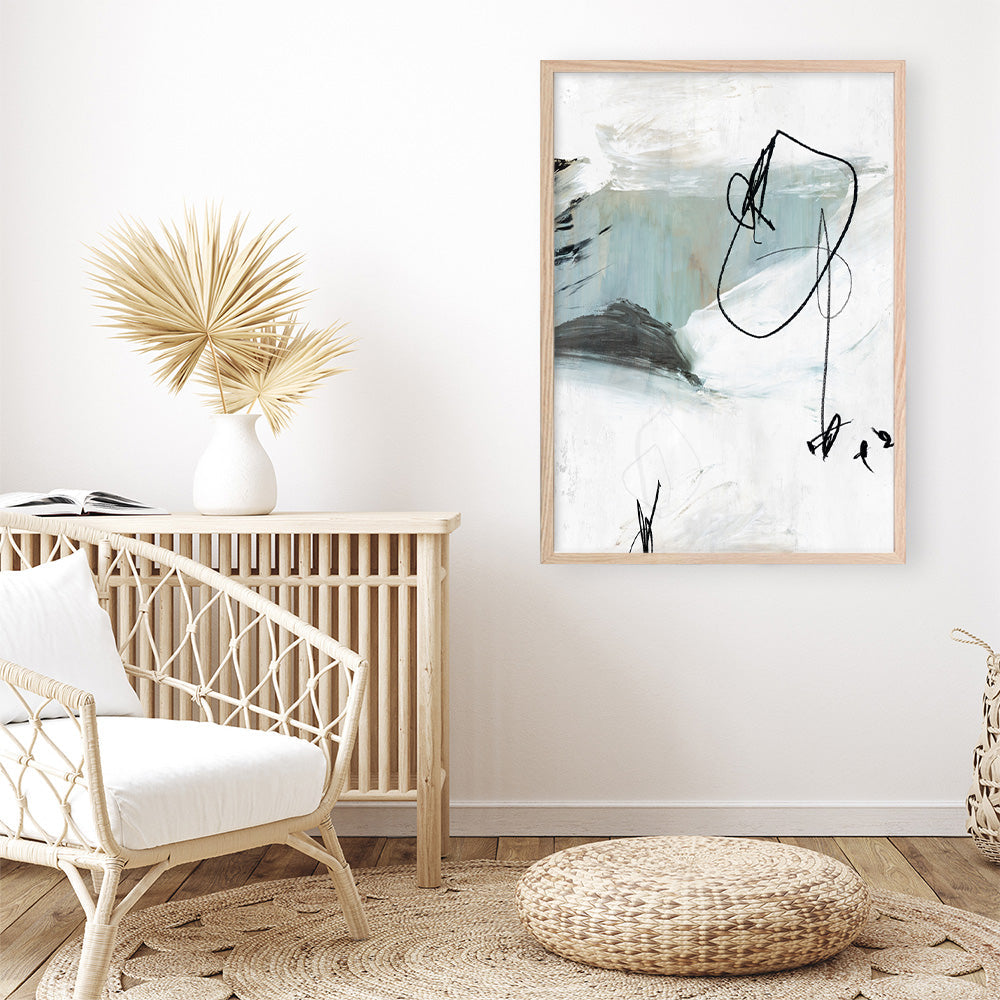 Shop Tied I Art Print a painted abstract themed wall art print from The Print Emporium wall artwork collection - Buy Australian made fine art painting style poster and framed prints for the home and your interior decor room, TPE-PC-PG689-AP
