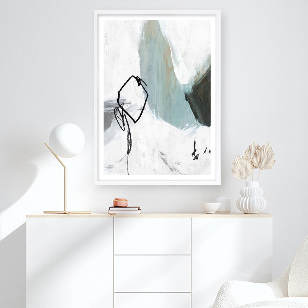 Shop Tied II Art Print a painted abstract themed wall art print from The Print Emporium wall artwork collection - Buy Australian made fine art painting style poster and framed prints for the home and your interior decor room, TPE-PC-PG690-AP