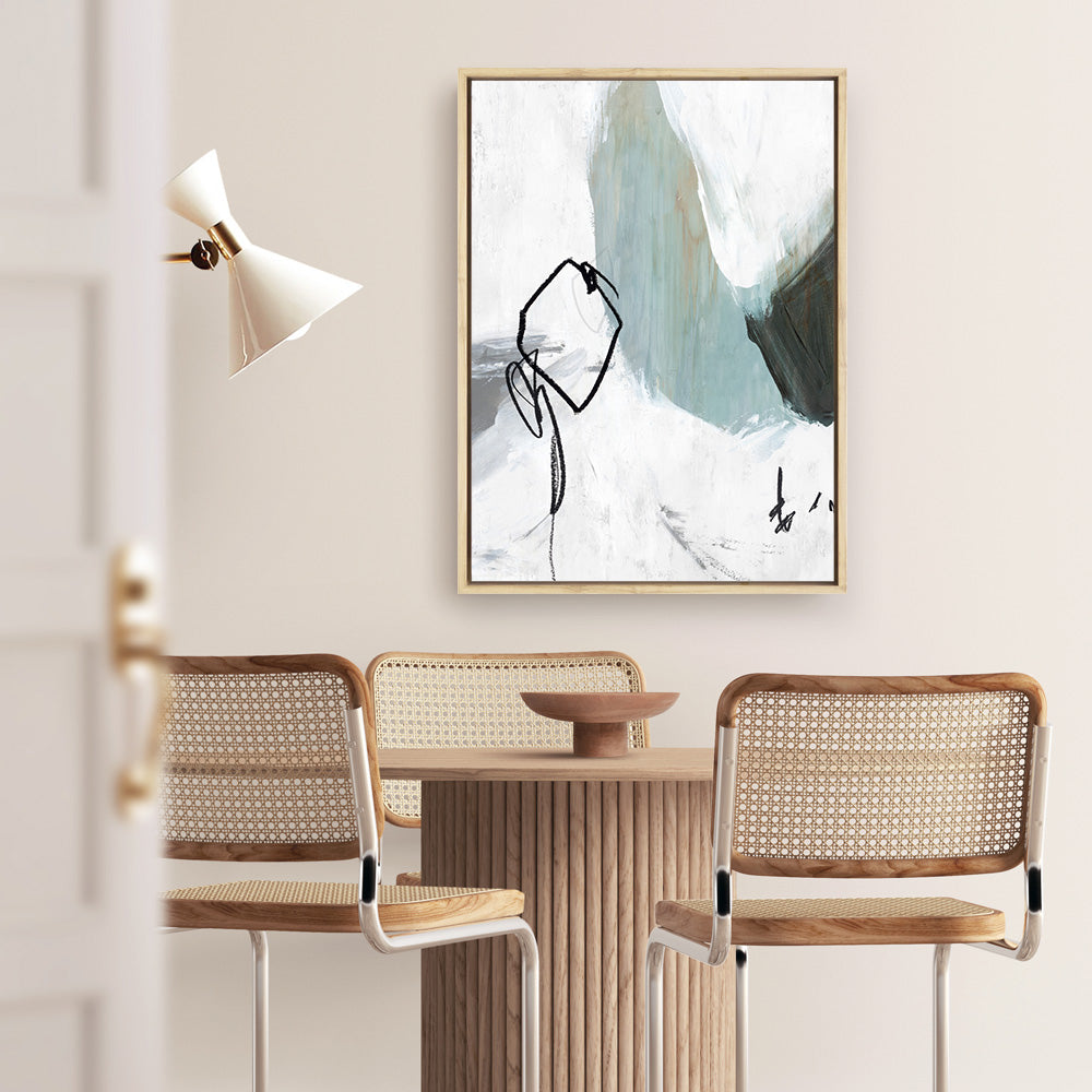 Shop Tied II Canvas Print a painted abstract themed framed canvas wall art print from The Print Emporium artwork collection - Buy Australian made fine art painting style stretched canvas prints for the home and your interior decor space, TPE-PC-PG690-CA-35X46-NF