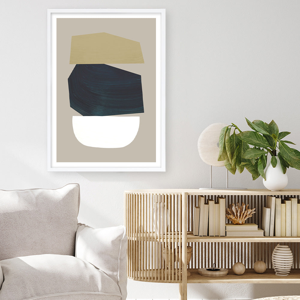 Shop Toned Art Print a painted abstract themed wall art print from The Print Emporium wall artwork collection - Buy Australian made fine art painting style poster and framed prints for the home and your interior decor room, TPE-DH-107-AP