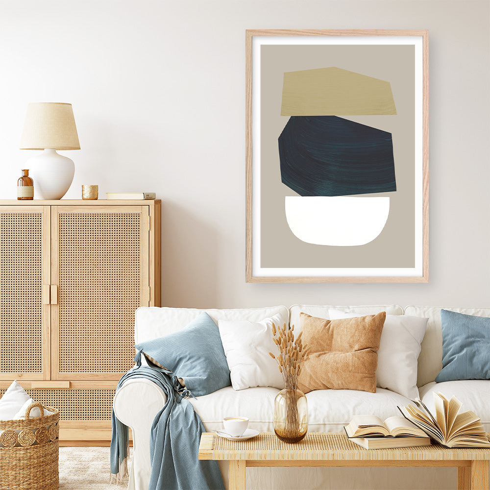 Shop Toned Art Print a painted abstract themed wall art print from The Print Emporium wall artwork collection - Buy Australian made fine art painting style poster and framed prints for the home and your interior decor room, TPE-DH-107-AP