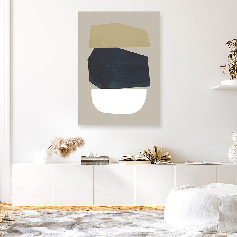 Shop Toned Canvas Print a painted abstract themed framed canvas wall art print from The Print Emporium artwork collection - Buy Australian made fine art painting style stretched canvas prints for the home and your interior decor space, TPE-DH-107-CA-35X46-NF