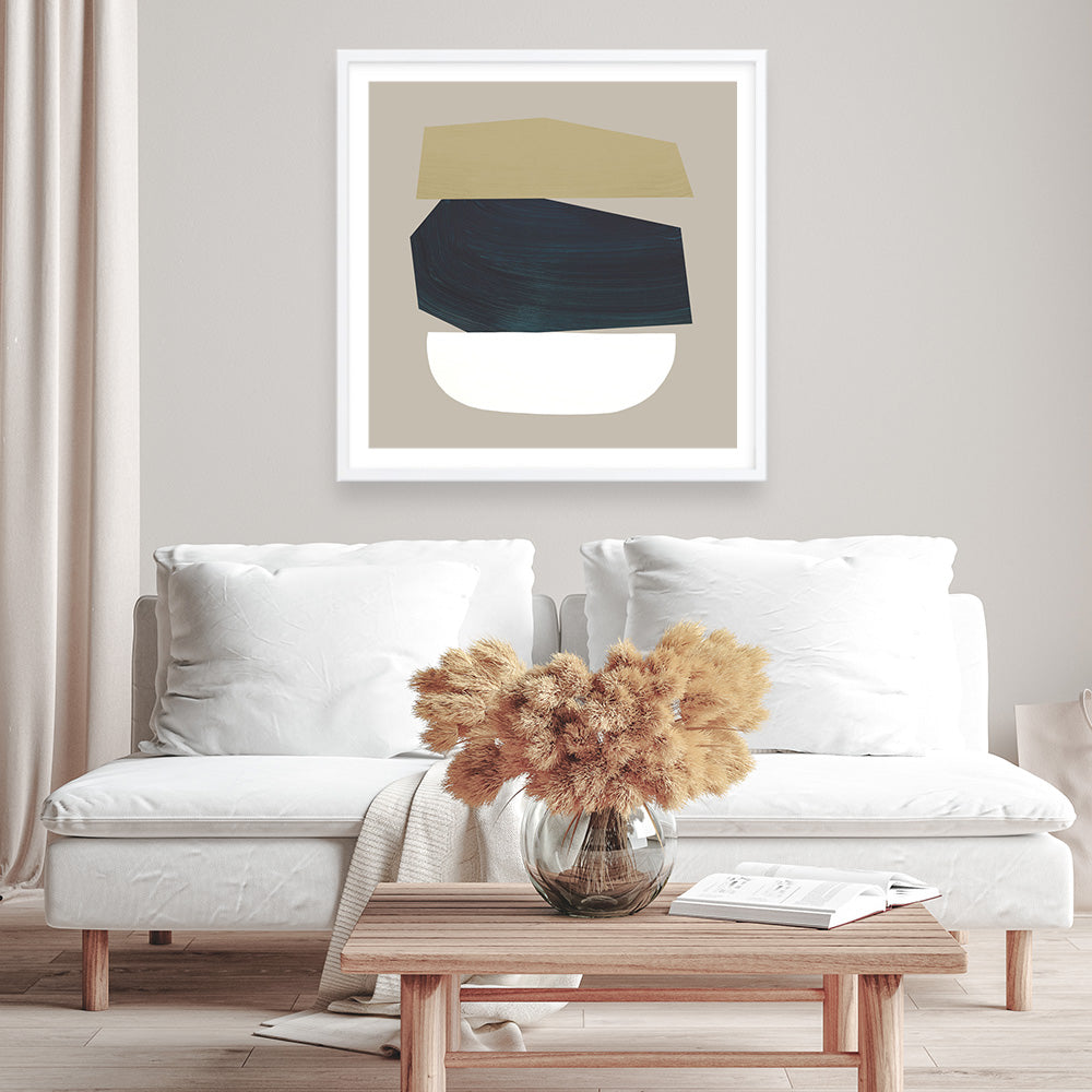 Shop Toned (Square) Art Print a painted abstract themed wall art print from The Print Emporium wall artwork collection - Buy Australian made fine art painting style poster and framed prints for the home and your interior decor room, TPE-DH-330-AP