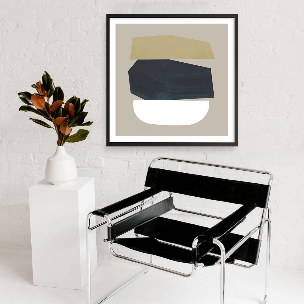 Shop Toned (Square) Art Print a painted abstract themed wall art print from The Print Emporium wall artwork collection - Buy Australian made fine art painting style poster and framed prints for the home and your interior decor room, TPE-DH-330-AP